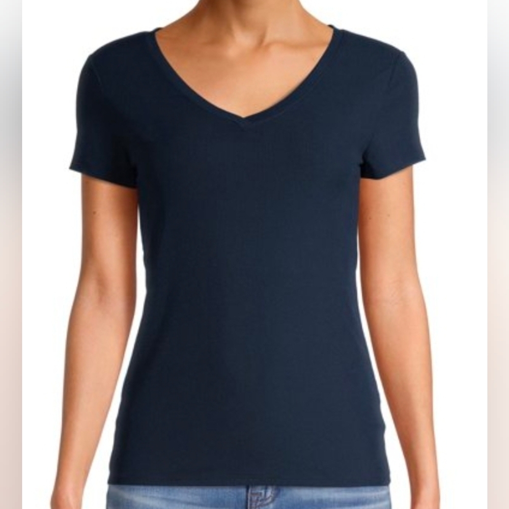No Boundaries Navy Short Sleeve Tee